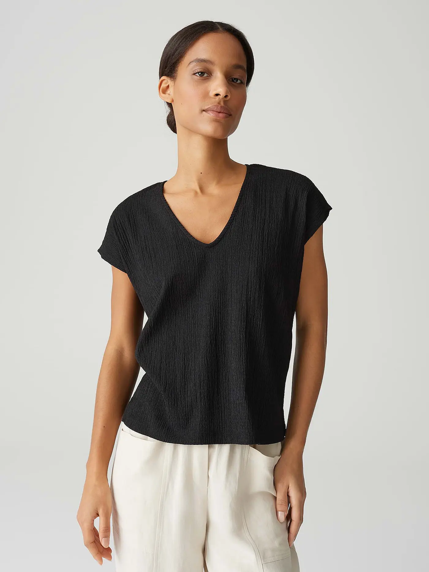 OPUS | T-Shirt SIRUKUS STRUCTURE | schwarz